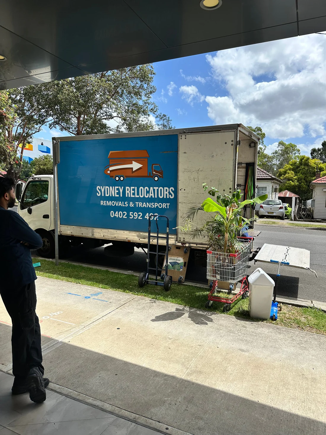 Sydney Relocators crew on a Greenwich move