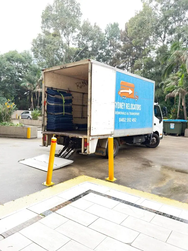 The Sydney Relocators truck, loaded and ready to go